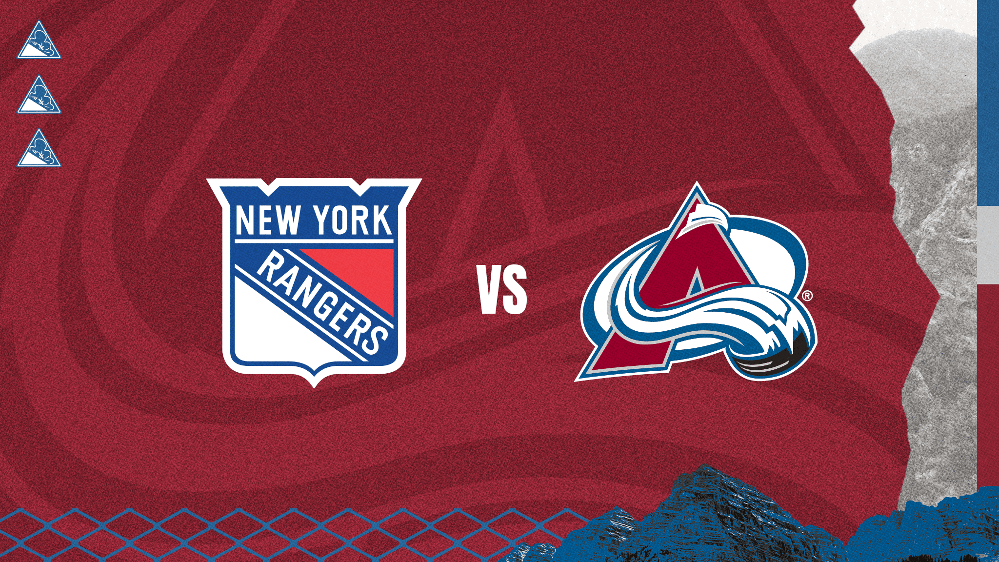 Colorado Avalanche vs New York Rangers